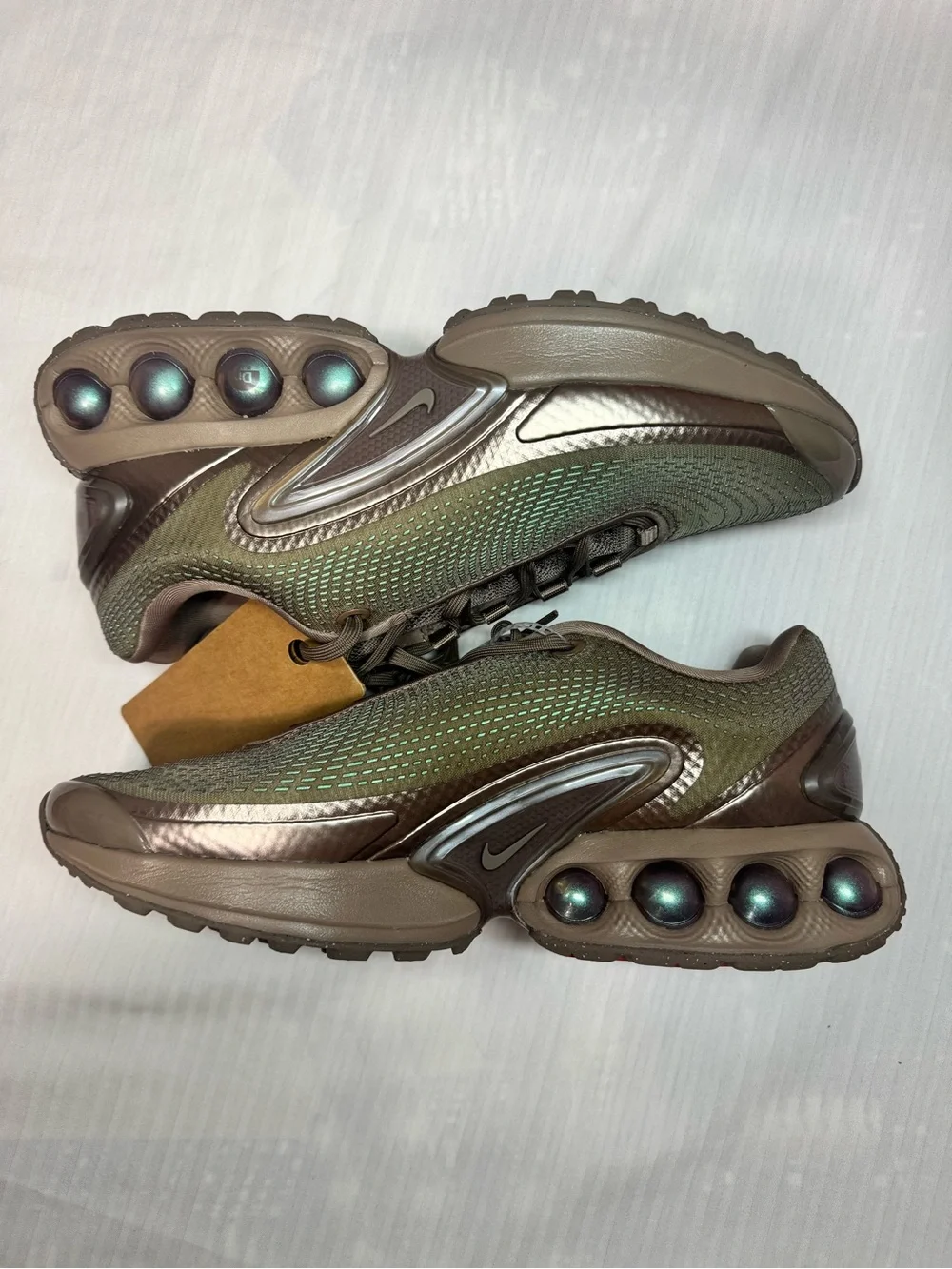 Nike Men’s Olive Brown Sneakers with Mint Accents #Nike #new #withtag